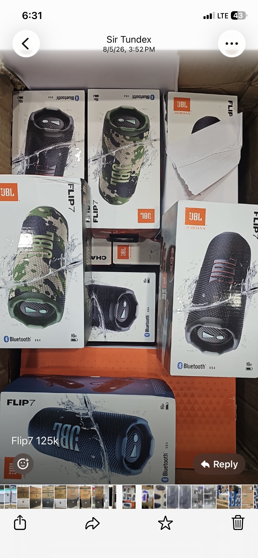 JBL Flip 7 Portable Bluetooth Speaker | Waterproof | Powerful Sound